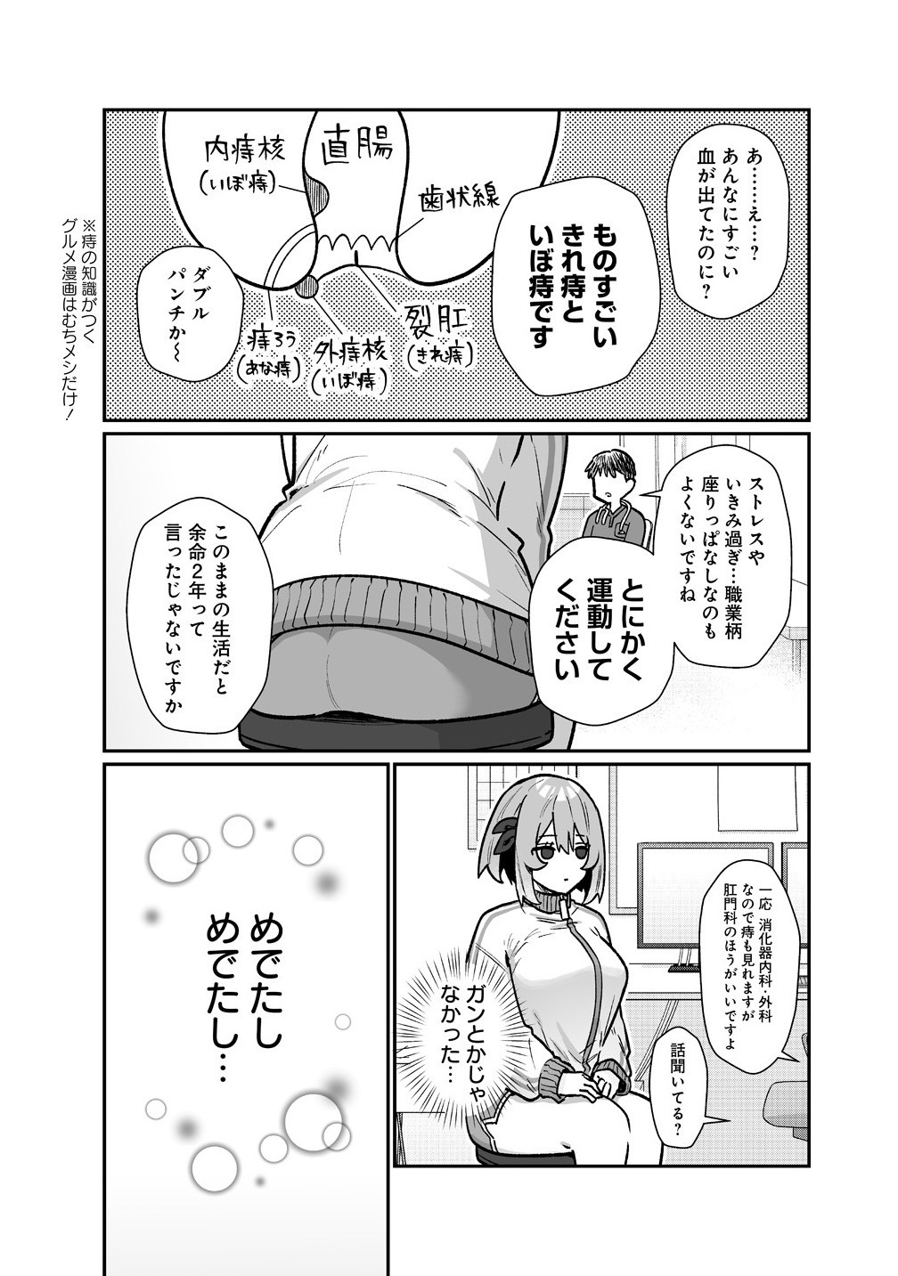 Muchimuchi Mangaka no Kanzen Shouri Meshi Saikyou Body de Yomei mo Tantou Henshuu mo Buttobasu! - Chapter 7 - Page 3